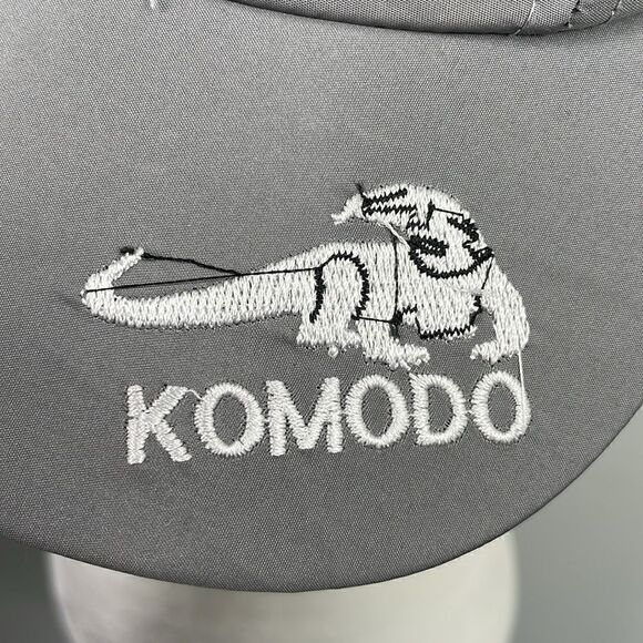 Komodo Dragons Baseball Cap Hat Gray - Picture 5 of 5